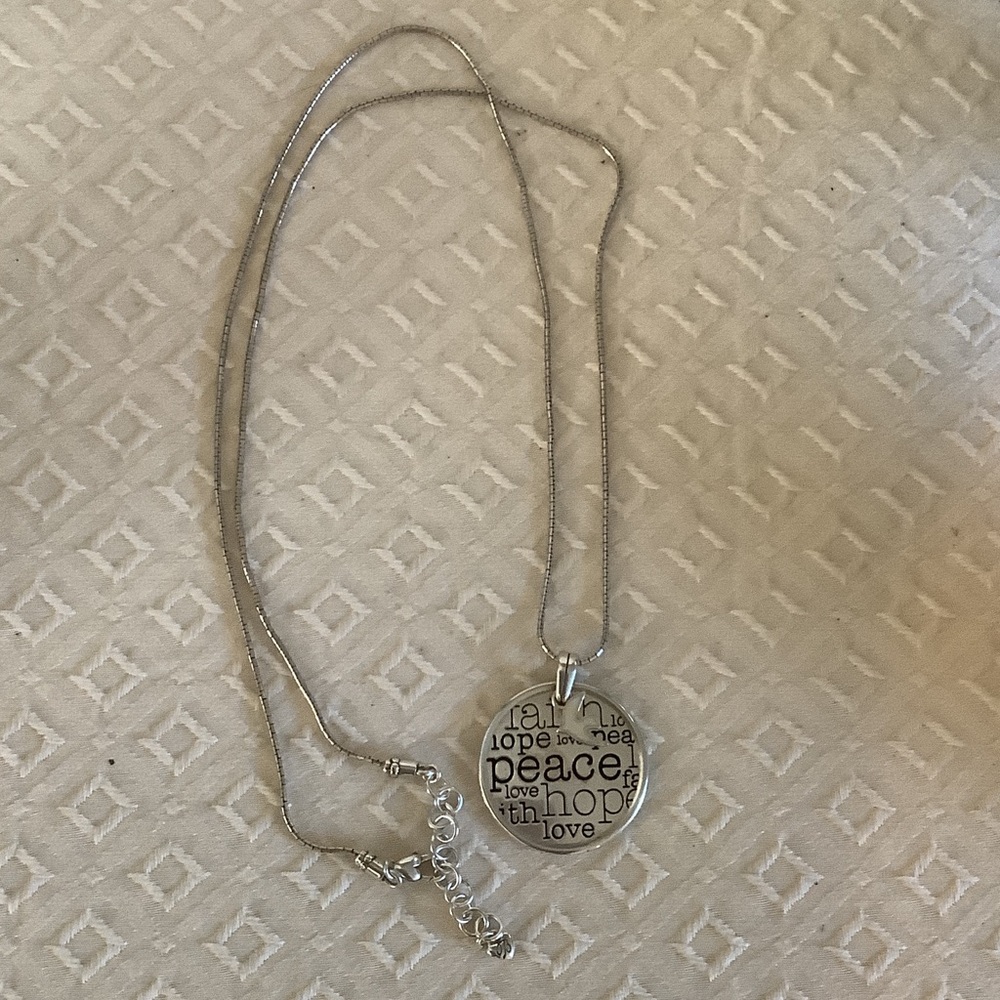 Brighton Silver Pendant 35” Necklace